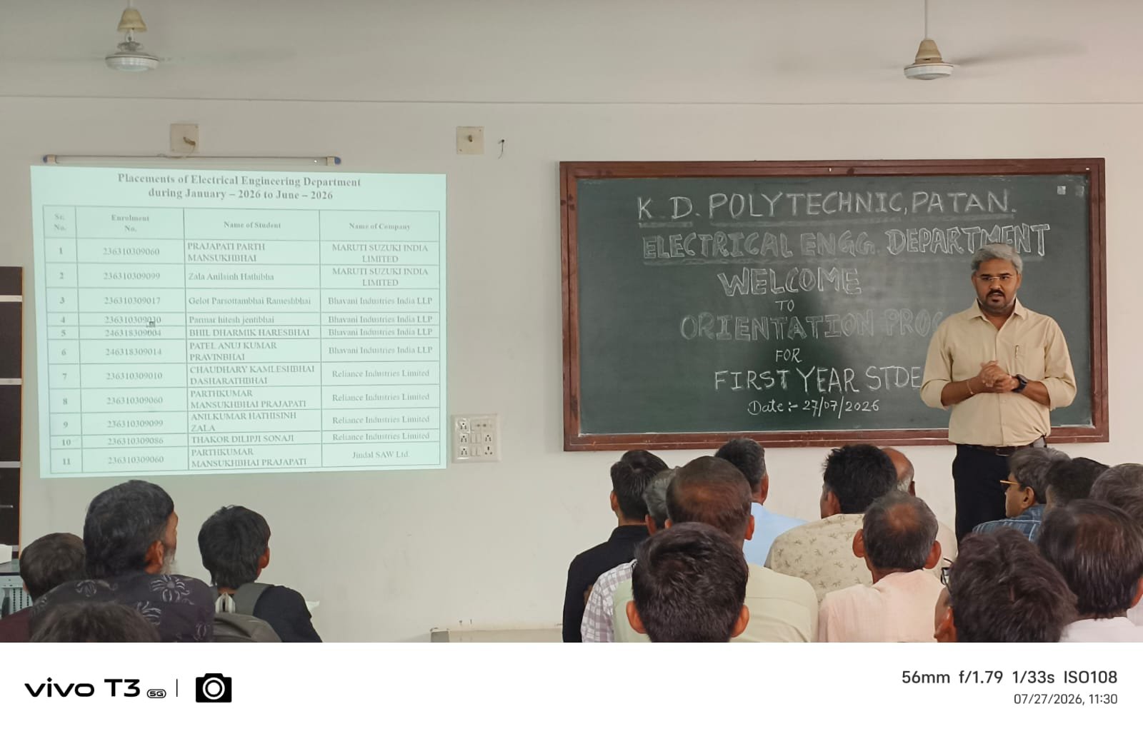 1st Year Orientation Program for 2026 batch