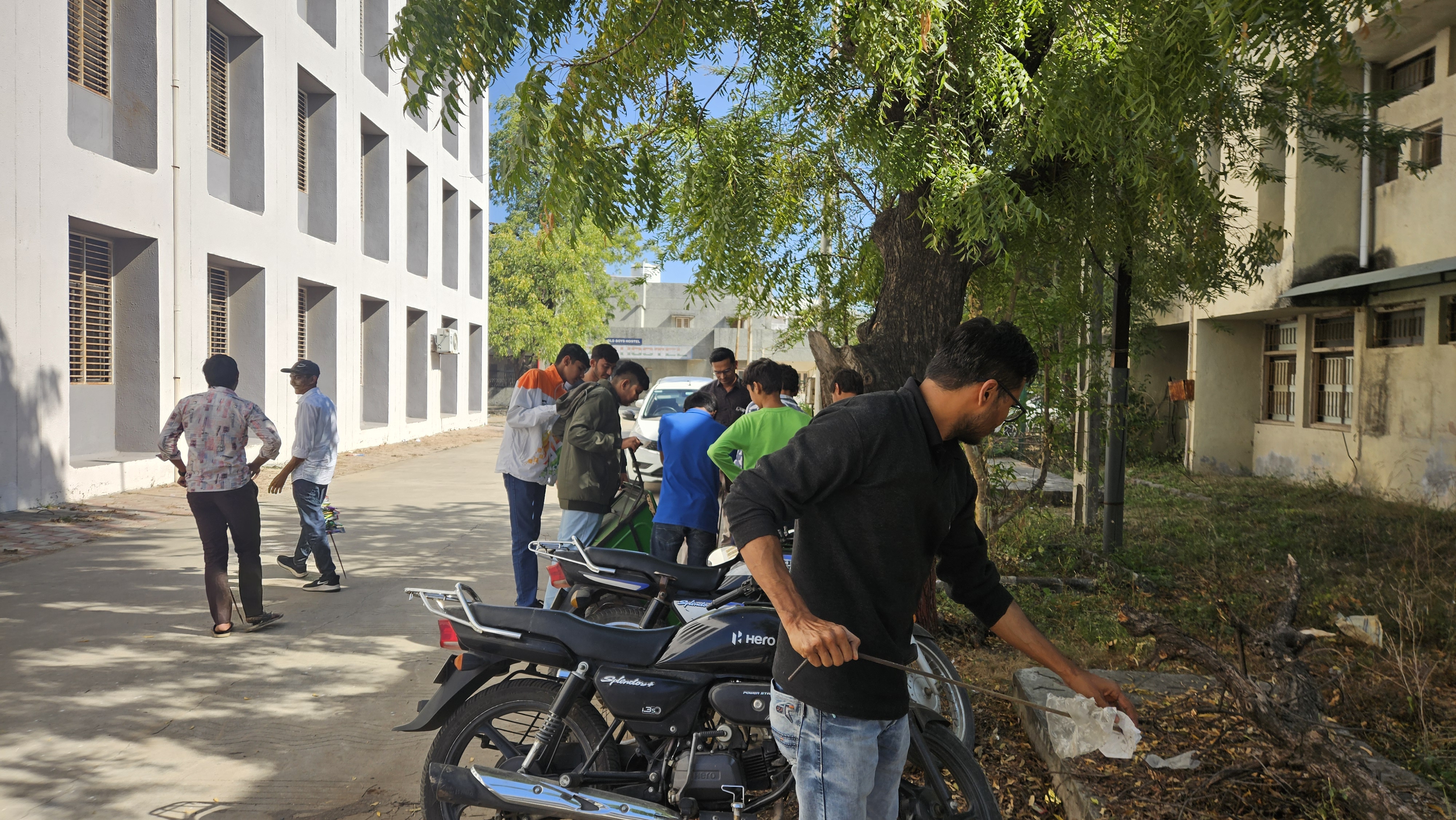 Plastic free campus drive in KDP College Campus