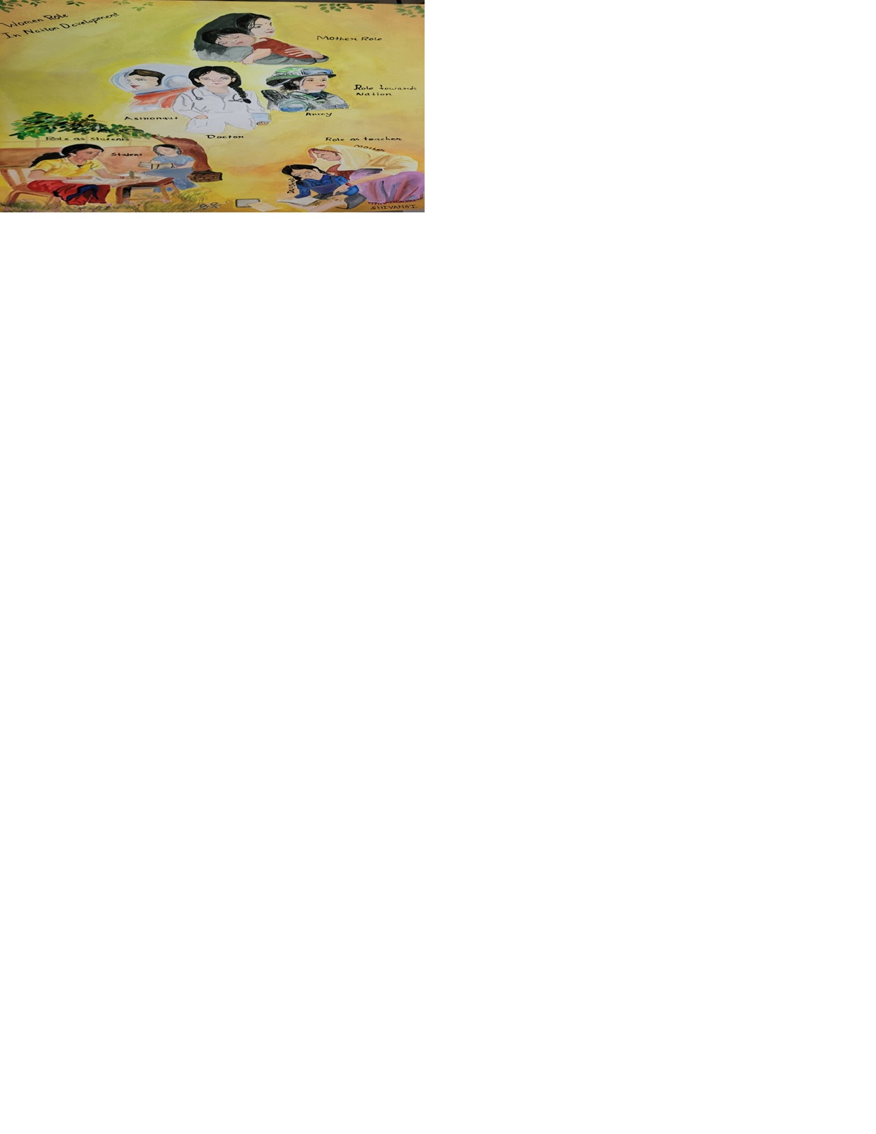 Drawing Competition On  Invest in Women: Accelerate Progress